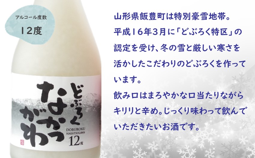 飯豊町中津川産　どぶろくセット