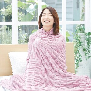 着る岩盤浴BSファイン　快眠レムケット　シングルサイズ　ライトベージュ【1359602】