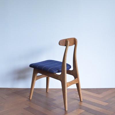 ふるさと納税 小野市 ダイニングチェア02  紺チェック |  | 02