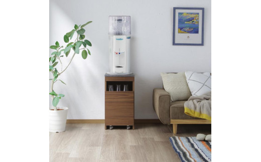 ウォーターサーバー台【ブラウン ウォールナット柄】