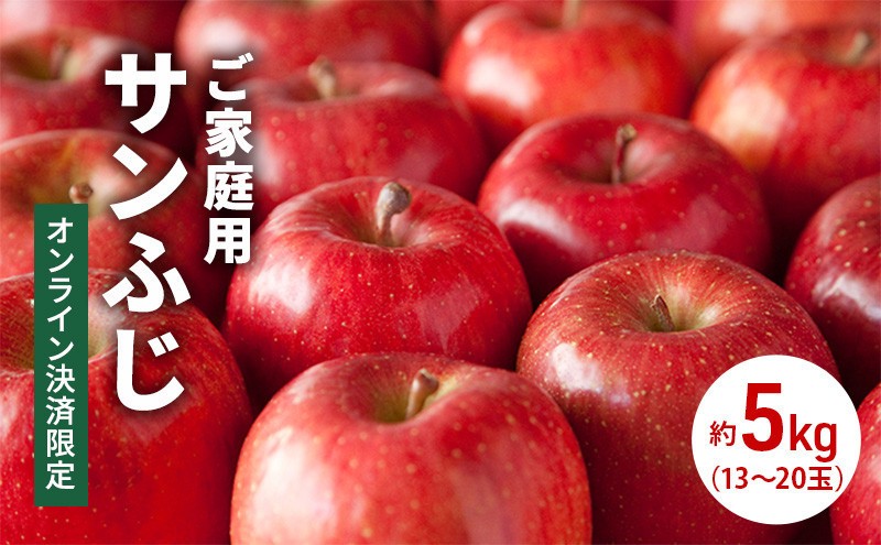 
                  長野市産 サンふじ りんご 家庭用 訳あり 5kg 【2027年1月中旬頃より発送予定】
                