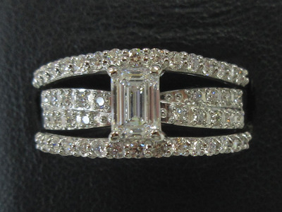 Pt950 Dカラーダイヤリング SWCB004-pt