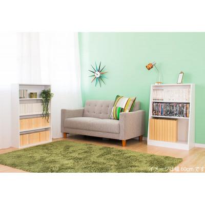 ふるさと納税 海南市 大容量ホームシェルフ W60 ホワイト AKU100162702 |  | 02