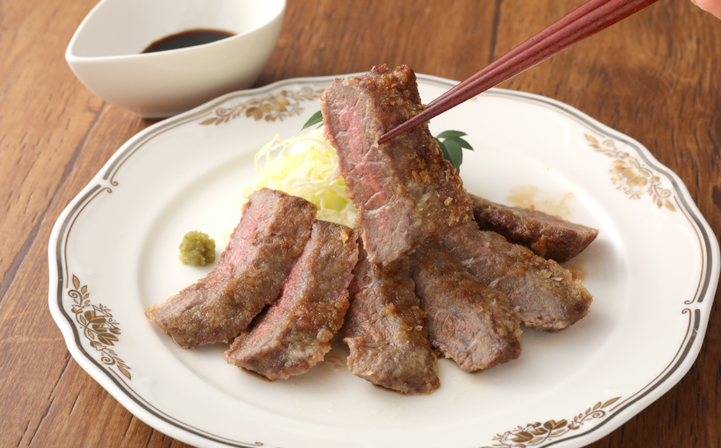 【5ヶ月毎2回定期便】 大人気！くまもとあか牛 牛カツ 計6枚（3枚✕2回） 牛肉 和牛 あか牛