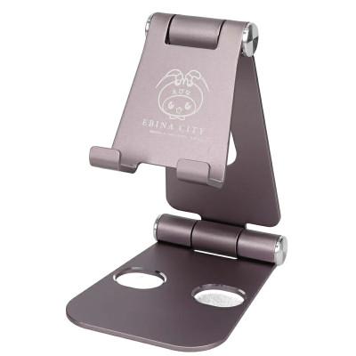 ふるさと納税 海老名市 スタンドに乗せたまま充電 角度調整できるアルミスタンド パープル(MOT-SPSTD02-PU)