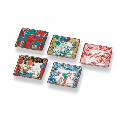 ふるさと納税 能美市 AP8-0121　九谷焼　4号皿揃　歴代画