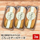 【ふるさと納税】ごろっとチーズケーキ 3個　 お菓子 焼き菓子 スイーツ 洋菓子 おやつ ティータイム 濃厚な味わい 　お届け：2024年11月1日～2025年4月15日