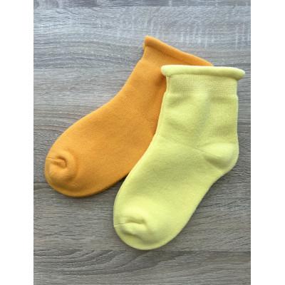 ふるさと納税 大和高田市 ふわもち鯛焼き靴下x2足組(イエロー、ミカン)