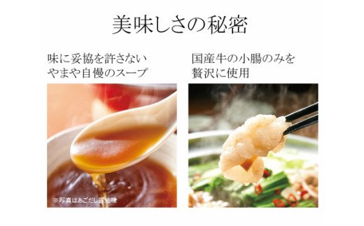 やまや 博多もつ鍋　あごだし醤油味（1〜2人前）　EY003