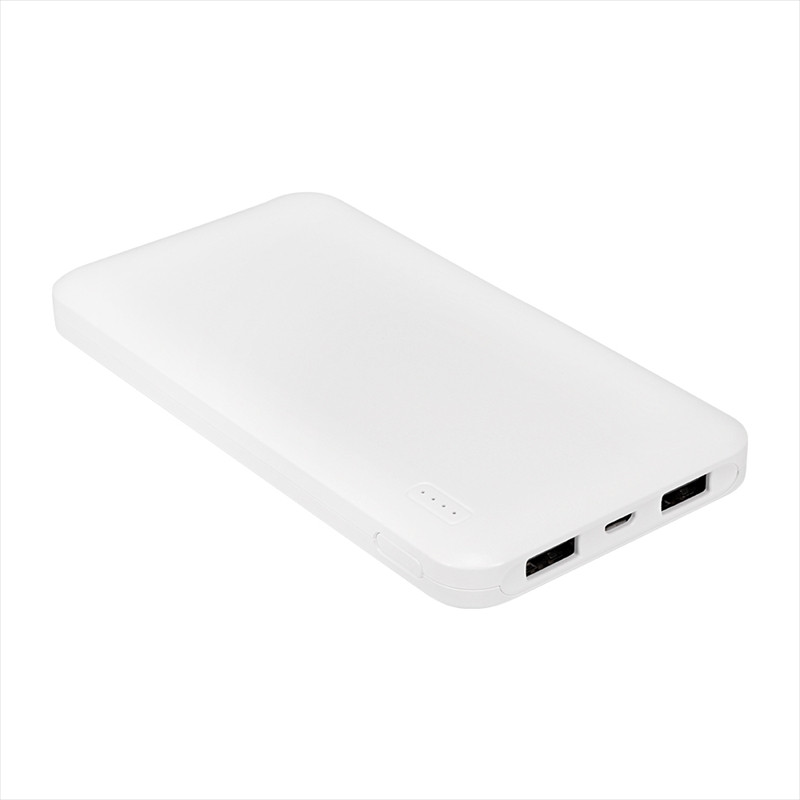 
モバイルバッテリー 大容量 10,000mA　OWL-LPB10005-WH【 家電 スマホ 充電器 iphone 10000 mah 急速充電 対応 アンドロイド android アイフォン PSE適合 】
