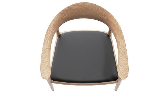 『BRIDGE』アームチェア　木部の色：①ナチュラル