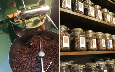 風光舎の自家焙煎コーヒー豆のセット（豆） / コーヒー豆 300グラム 自家製 焙煎