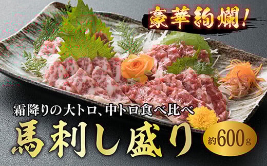 FKP9-544 豪華絢爛！大トロ中トロ馬刺し盛り（600g）