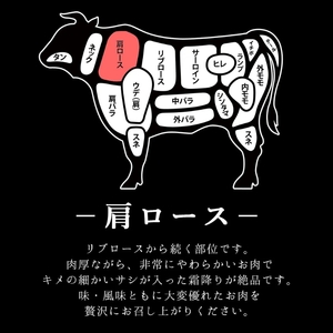 A4等級以上 銘柄福島牛 肩ロース 焼き肉用 1kg　※沖縄・離島への配送不可