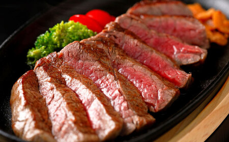 【数量限定】【GI認証】くまもとあか牛ランプステーキ 約150g×3枚 【有限会社 三協畜産】[AYCQ022]