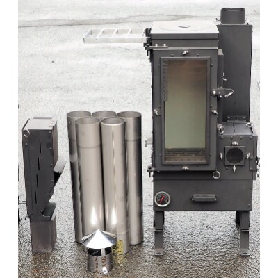 [HKSPS01]フェニックスライズの薪ストーブ「不死鳥ノーマル(ペレットボックスセット)」【配送不可地域：離島・沖縄県】