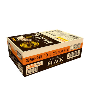 コーヒー タリーズ バリスタズ ブラック 285ml × 2ケース TULLY'S COFFEE BARISTA'S BLACK 飲料 ドリンク 珈琲 
