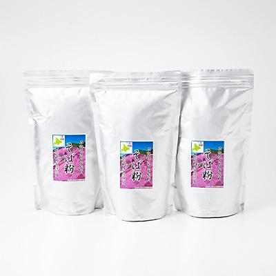 ふるさと納税 大空町 北海道大空町産石臼挽き自家製粉そば粉(キタワセ)1kg×3パック全3回  OSP003 |  | 01