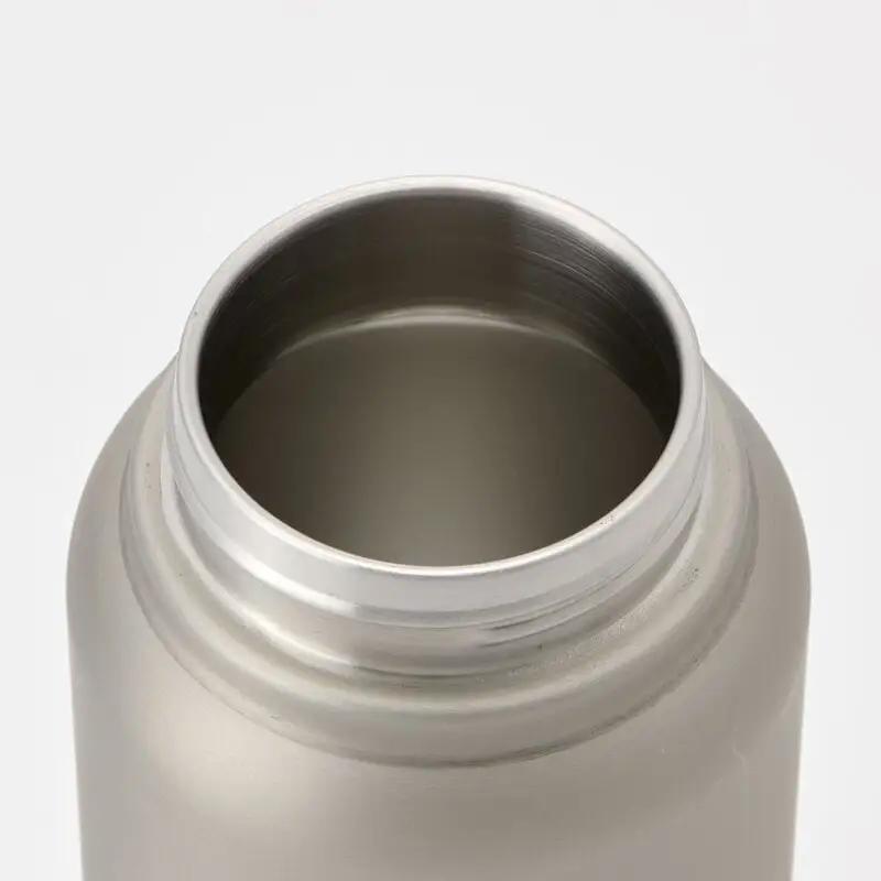 水筒 スクリューハンドル付きマグボトル 800ml シルバー 保温保冷 10-036