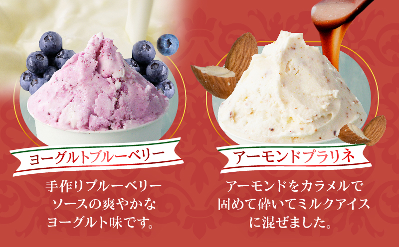 本場イタリア仕込み！GENOVA Best8 アイスクリーム ＜130ml×8個セット＞ 130ml×8個セット