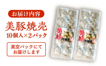 五島産美豚使用！美豚の肉焼売10個×2パック[PEL054]