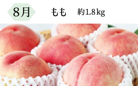 【全3回定期便】暑い季節にお届け！果物定期便　バレンシアオレンジ・桃・柿　旬のフルーツをお届け♪ / オレンジ みかん 柿 モモ フルーツ 果物定期便 フルーツ定期便 おすすめ 人気フルーツ 和歌山【
