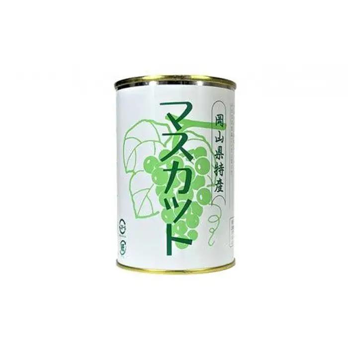 岡山果物 缶詰 6缶詰合せ（清水 白 桃 ／ マスカット ／ ニュー ピオーネ  各2缶）吉英 フルーツ  | 桃