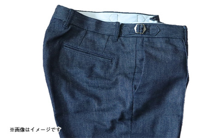 岡山デニムのライト・スラックス(Lサイズ)