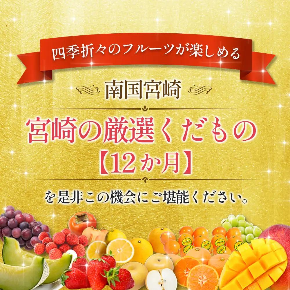 青果店 チョイス！くだもの 定期便 Vol.5（全12回）国産 フルーツ 果物 1年間 毎月お届け 産地直送 F148-2608