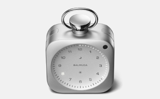 BALMUDA The Clock シルバー 時計 置き時計 パーソナルクロック シンプル アルミニウム リビング オフィス オシャレ 雑貨 