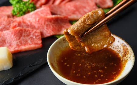 90J.鳥取いなば万葉牛カルビセット〔焼肉用〕500g