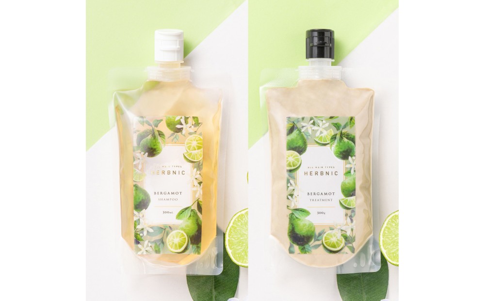 
                  【西宮市】HERBNIC シャンプー＆トリートメントセット（ベルガモットの香り）
                