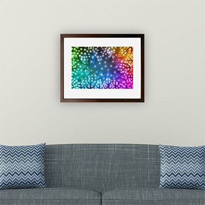 ＼京都・綾部の癒やし系作家/【絵画】　春のクリスマス　額装サイズ526mmx412mm【1090808】