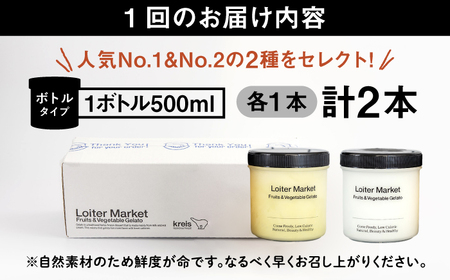 【全12回定期便】 ジェラート ボトル 2個 ピスタチオ 塩 アイス ジェラートセット [AGD025]