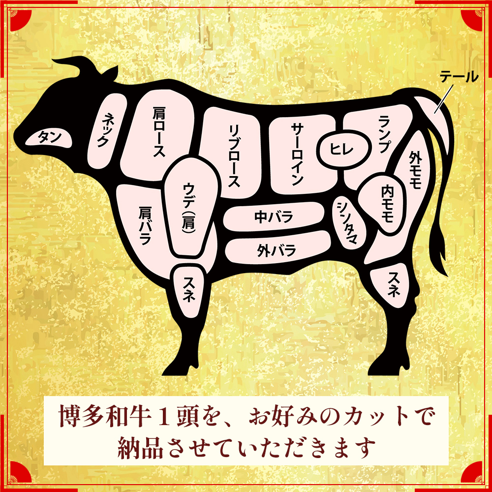 2N2 なんと＜A5等級＞博多和牛丸ごと1頭 !!