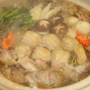 福島ブランド鶏 川俣シャモ とり鍋用 軍鶏塩だしスープの素  FAF-0173