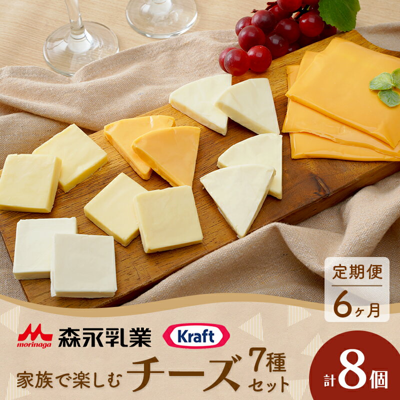 【ふるさと納税】チーズセット 定期便 6ヶ月 家族で楽しむチーズセット 8個セット 贅沢チーズ 詰め合わせ ワインのお供 つまみ おつまみ カマンベールチーズ クリームチーズ モッツァレラチーズ モッツァレラ 加工食品 乳製品