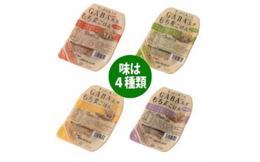 GABA玄米もち麦パックごはん 4種類セット（8パック入り）/  無洗米 きぬむすめ もち こめ 麦 JAアスパル 0588