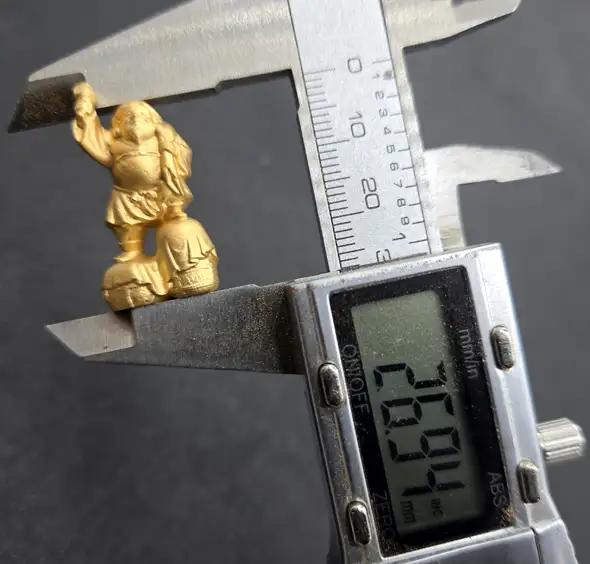 【造幣局ホールマーク入り】【純金】大黒天　大 15~16g　【甲斐石和温泉七福神】　252-029