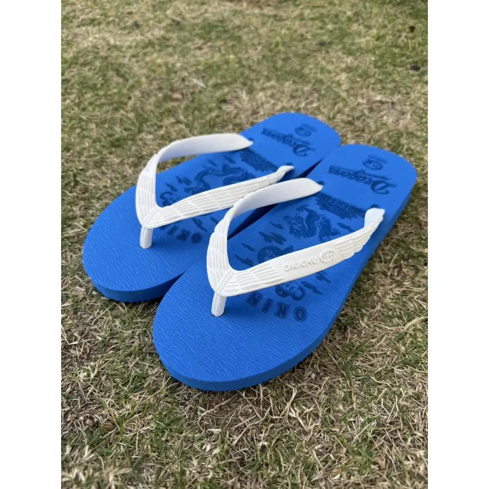 【25cm】プロ野球コラボ島ぞうり(中日ドラゴンズ)  | 沖縄 プロ野球 中日 中日ドラゴンズ ドラゴンズ 島ぞうり 旅行 美浜 トラベル キャンプ 人気 おすすめ 北谷 ちゃたん おすすめ