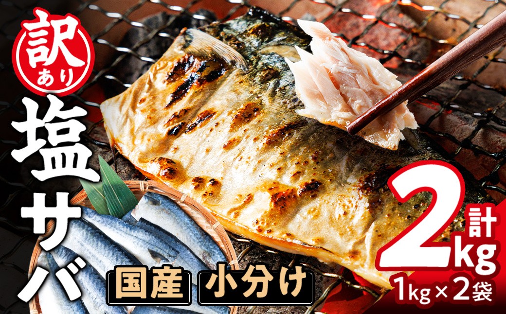 
                  ＜ 訳あり ＞ 鯖 フィーレ (計2kg・1kg×2袋) サバ 鯖 塩サバ 塩さば 塩鯖 切り身 切身 フィレ 有塩 国産 パラパラ冷凍 小分け 便利 簡単 不揃い 簡易包装 規格外 ご家庭用 天然 真空パック【HX003】【山田水産】
                