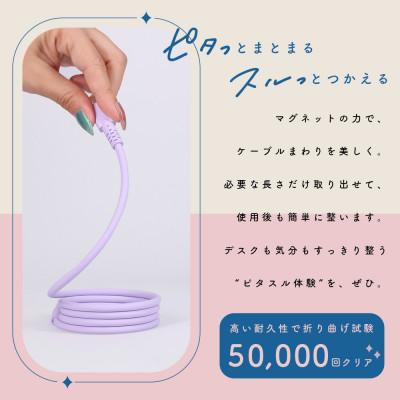 ふるさと納税 海老名市 マグネットシリコンケーブル C to C 0.5m ラテグレージュ(MOT-MGSCC50-GY) |  | 01