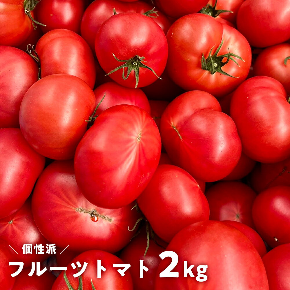 【ふるさと納税】【先行予約・2025年12月】産地直送 個性派 フルーツトマト 2kg　日高みよし農園 大玉トマト 個性派トマト 新鮮トマト 2キロ