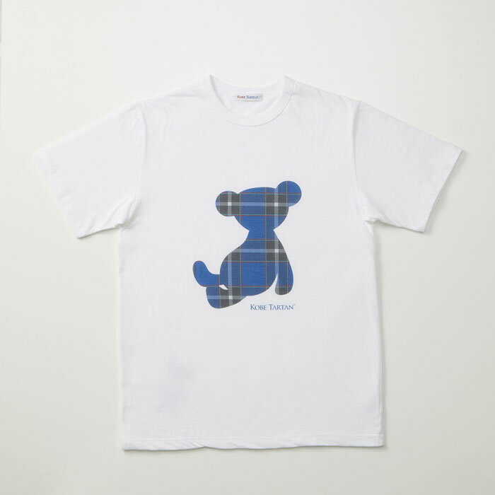 【ふるさと納税】【神戸タータン】消臭機能付Tシャツ　くまさんLサイズ