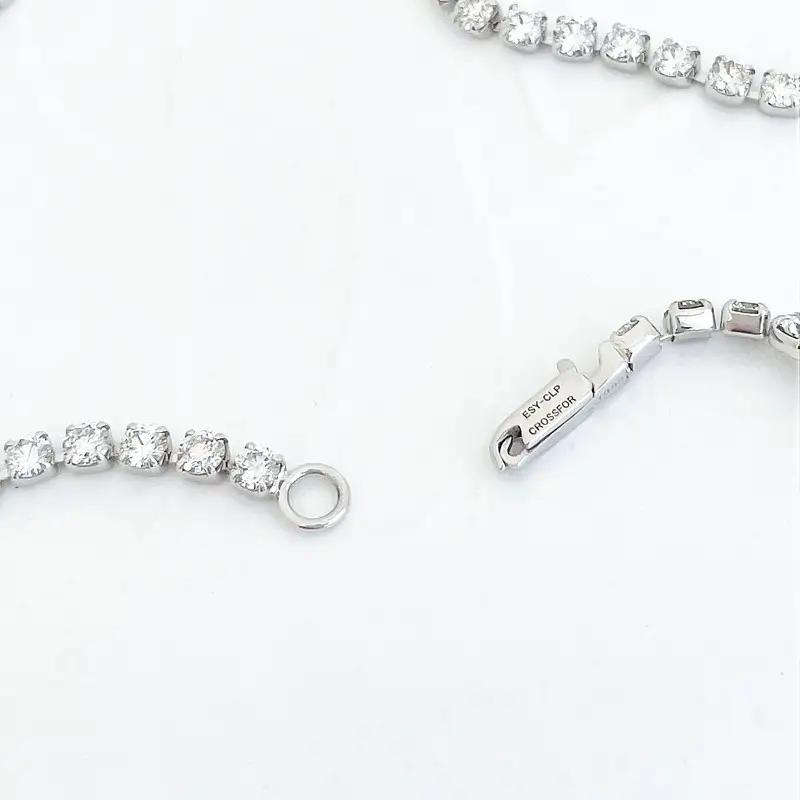 Deliciae テニスネックレス ストレートPT850 ダイヤモンド【10.0ct】DTN-7-pt-1001