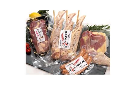 天草大王【アウトドアセット】幻の鶏 キャンプ BBQ 骨付き もも肉 約500g!! 大手羽先 ソーセージ ブツ切りミックス 鶏肉[AYAN036]
