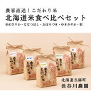 【ふるさと納税】 北海道 お米 食べ比べ 令和5年産 1kg 5品種 計5kg ゆめぴりか ななつぼし ゆきさやか おぼろづき 北海道 北海道米 彩 長谷川農園 お米食べ比べセット 送料無料 お取り寄せ 味比べ