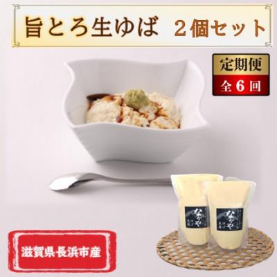 ふるさと納税 長浜市 【毎月定期便】滋賀県産 旨とろ生ゆば 2個セット全6回