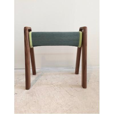 ふるさと納税 大川市 Aスツール・玄関スツール【い草×ライトグリーン/ウォールナット】 |  | 02