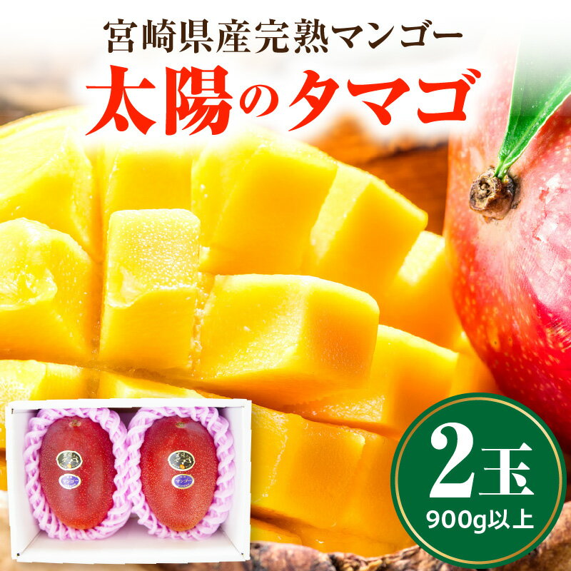 【ふるさと納税】《2026年発送 先行予約》【数量・期間限定】宮崎県産完熟マンゴー「太陽のタマゴ」A3L(2玉入り) マンゴー 完熟マンゴー 太陽のタマゴ ブランド 果物 フルーツ デザート スイーツ 高級 贈答用 贈答 贈り物 ギフト プレゼント 記念日 お祝い ご褒美 宮崎